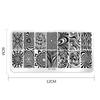 PICT YOU 12*6cm Nail Art Vorlagen Stempelplatte Design Blume Tier Glas Temperatur Spitze Stempelvorlagen Platten Bild
