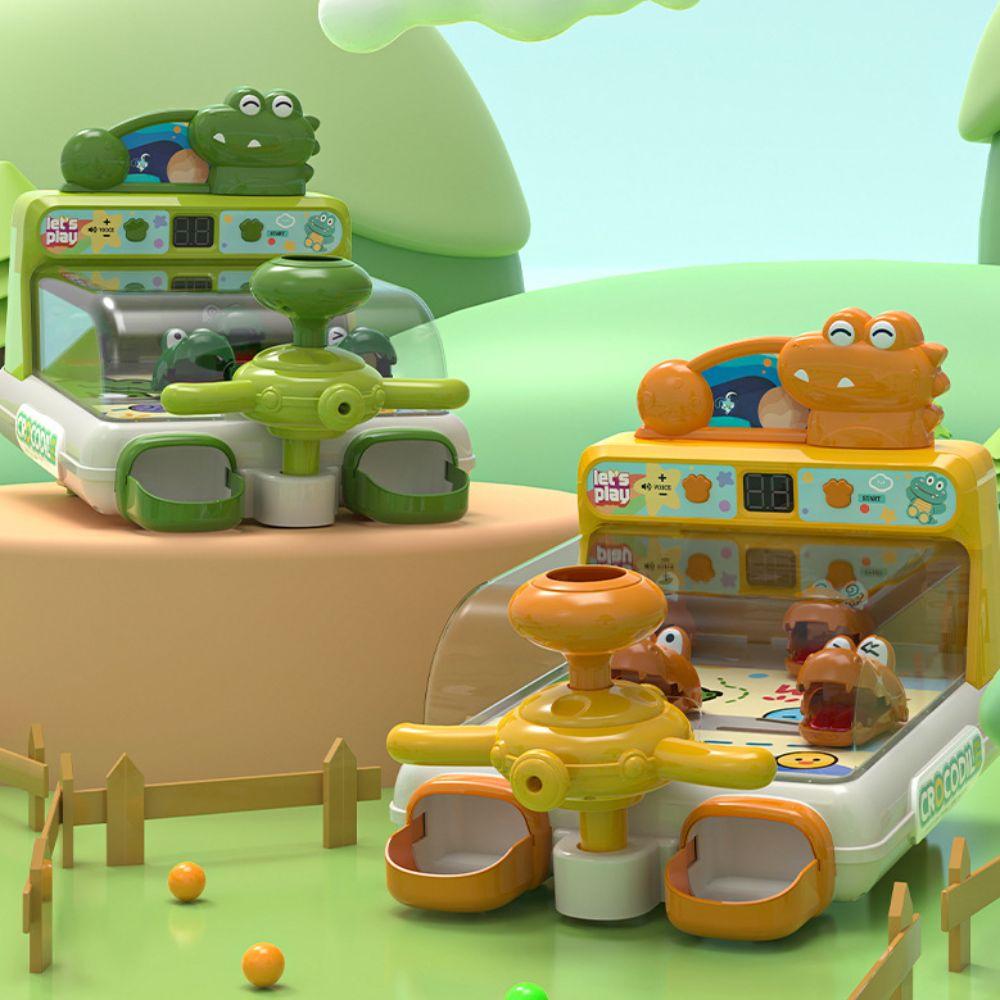 Krokodyl Muzyka&Światło Kulki Zabawka Pinball Stół do Gry Kręgle Interaktywna Rodzic-Dziecko