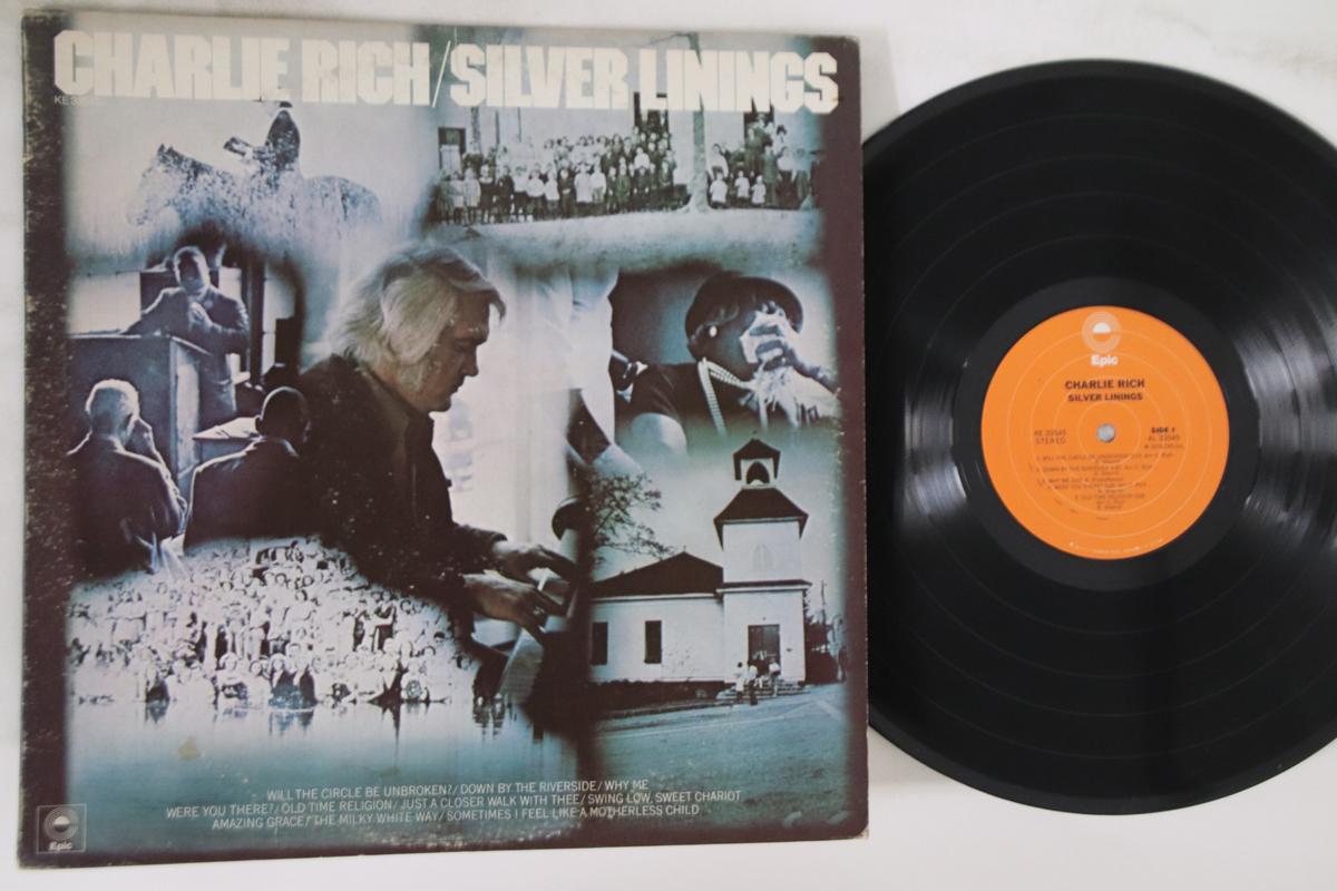 

LP Record CHARLIE RICH - Silver Linings PBL33545 EPIC 1976 US Country Used
