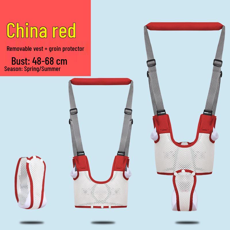 Breathable Toddler Walking Belt with Anti-Choking Leash and Anti-Fall Support