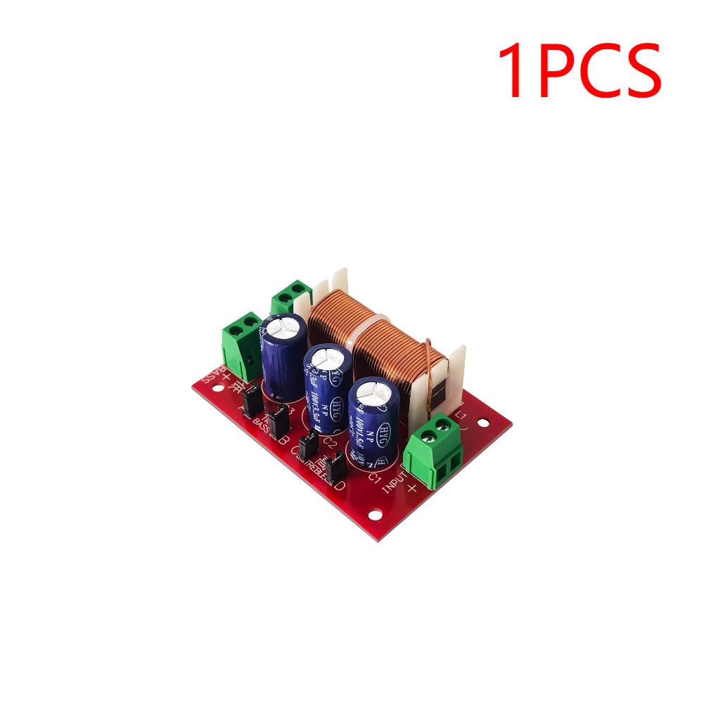 1-10PCS YLY-2088 400W Adjustable 2 Way Crossover Filters Module Audio Speaker Frequency Divider Full Range Treble Bass