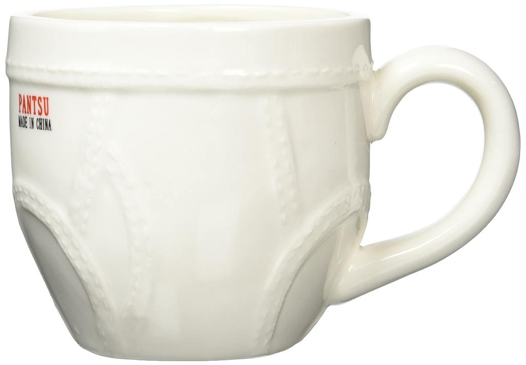 Sun Art Fun Tableware Mug 240ml White "Brief" SAN2634-1