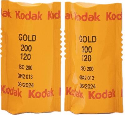 Kodak Color Negative Film GOLD 200 120 Set of 2