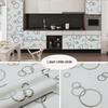 Laser Baking Paint Thicken Self Adhesive Wallpaper Desktop Cabinet Renovation Sticker Kitchen Waterproof Oil Resistant Sticker