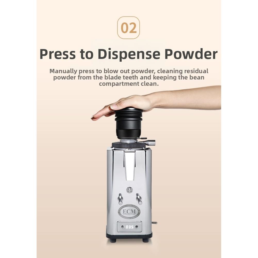 Coffee Machine Bean Bin Container Aluminum Alloy Silicone ECM Coffee FOR HOPPER Pressurized Cleaning Tool For V 64 Grinder