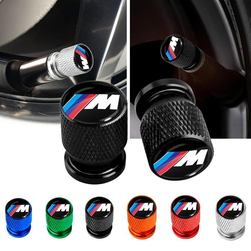 4 szt. Nakrętki zaworów opon kół samochodowych Trzonki powietrza Do BMW M8 M7 M6 M5 M4 M3 M2 M1 F30 F10 F15 E30 E46 E90 E60 Seria 3 Seria 5 Seria 7