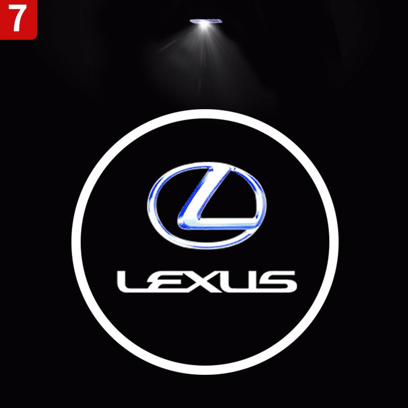 2pcs For LEXUS IS F SPORT IS250 IS300 IS350 UX UX300h UX260h UX200 LED Car Door Welcome Logo Projector Ghost Shadow Light