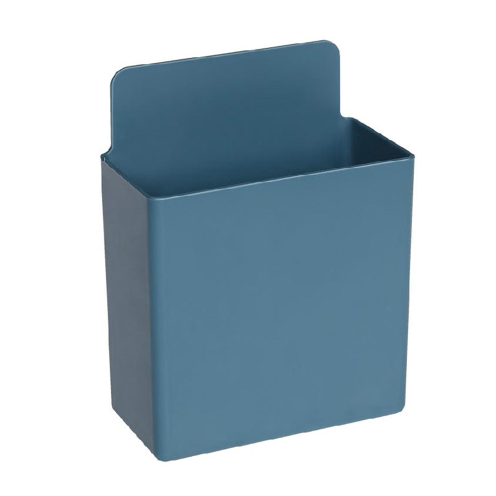 

Wall Mounted Storage Container Multifunctional Space Saving ABS Waterproof Punch Wall Mounted Cosmetic Storage Box for Bathroom Kitchen