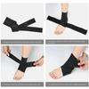 Athletic Ankle Stabilizer Bracket Compression Ankle Bandage Ankle Support Protector for Basketball Football Fitness Running