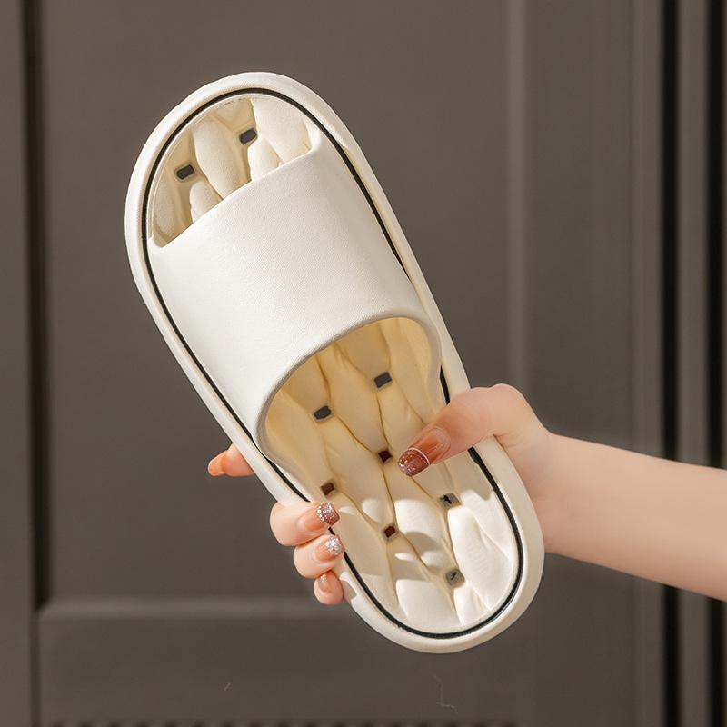 Women's Quick-Dry Anti-Slip Indoor Bathroom Slippers - Step-On Sensation, Breathable Summer Design