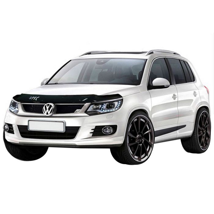 SCOUTT | Bra Capot Déflecteur Protection Pour Volkswagen Tiguan 2012-2016, Aérodynamique, Assemblage Facile, Aucun perçage requis
