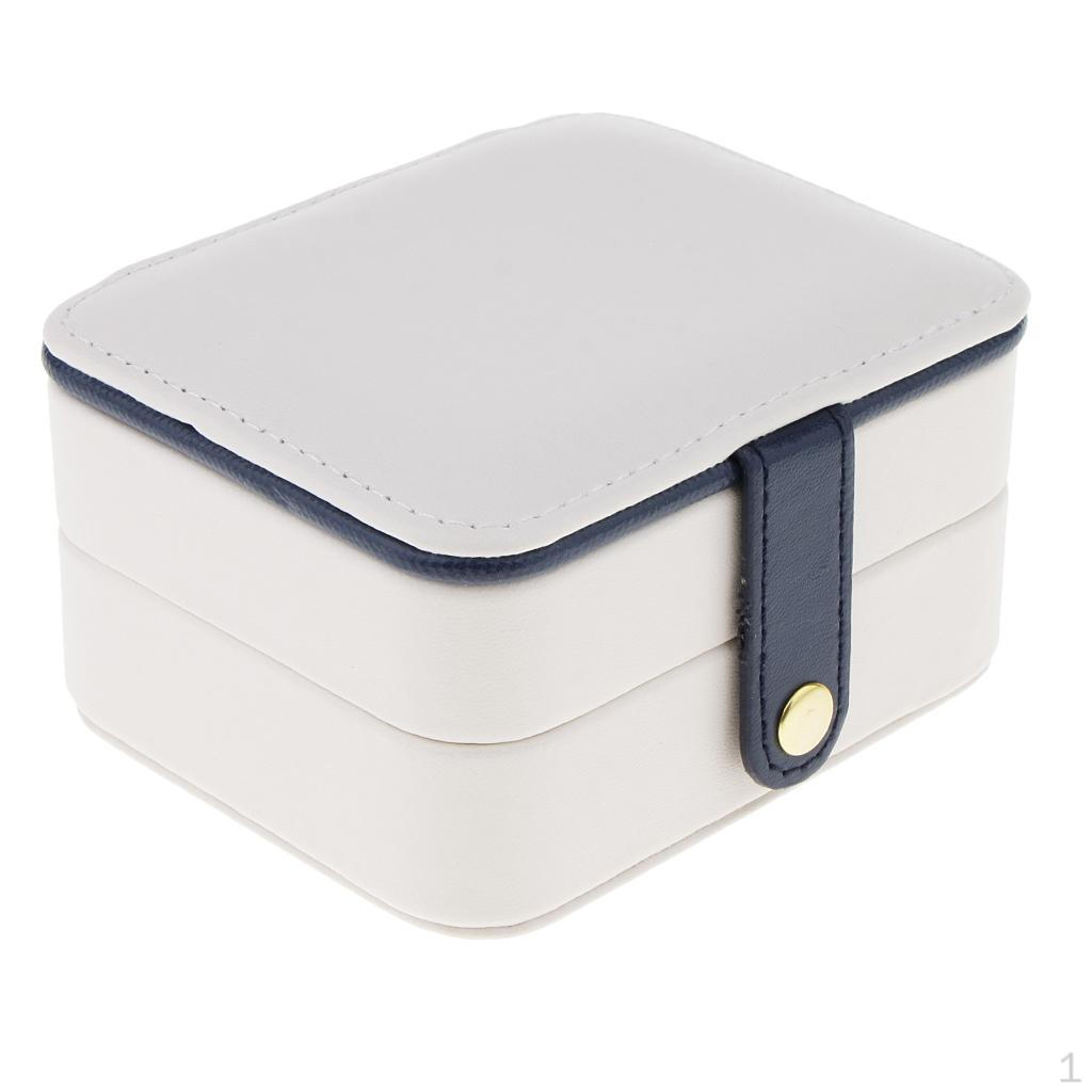 

Небольшой портативный футляр для хранения органайзера для дисплея из полиуретана - белый