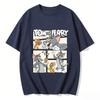 2026 New Tom Jerry Print Tshirt Casual Loose Couple Family Matching Outfits Short Sleeve Cotton Tee Summer Streetwear Tops Y2k