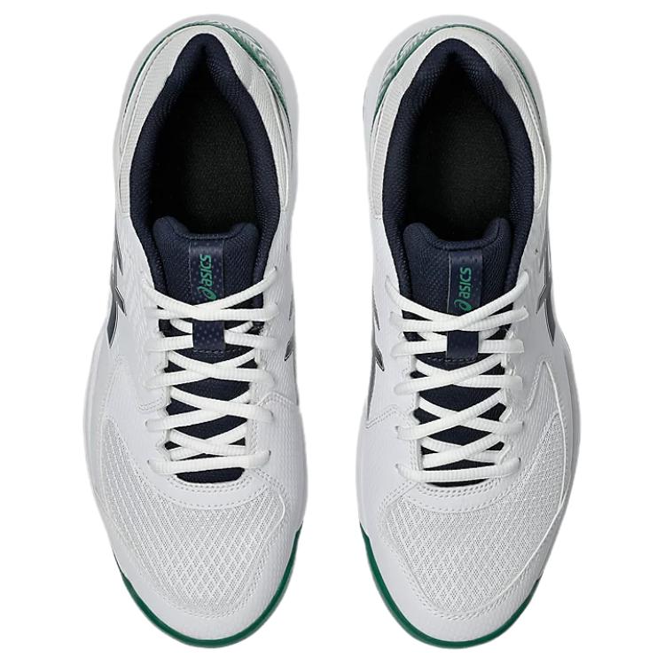 Asics Gel-Dedicate 8 Comfortable Versatile Shock Absorbing Durable Low-Top Tennis Shoes Men Sneakers White Blue 1041A408-105