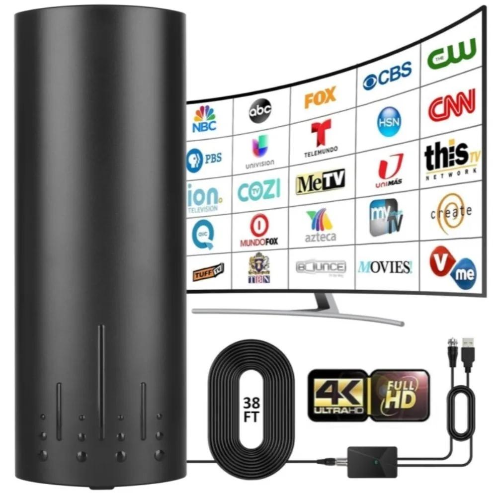 

Digita HDTV Antenna for All Smart/Old TV with Amplifier Signal Booster for Local Channels Indoor DTMB ATSC DVB-T2 DMB-T ISDB-T чорний