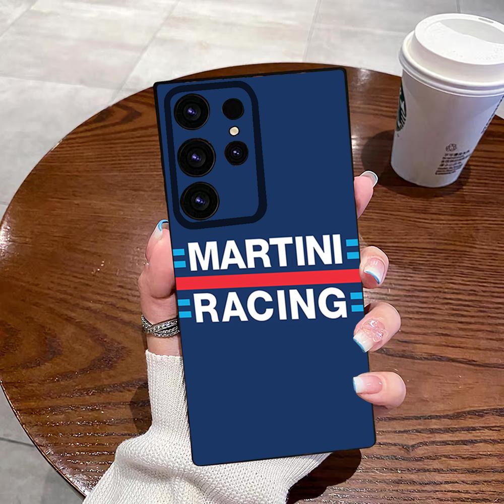 Racing M-Martini-ES Handyhülle für Samsung S25 Edge S24 S23 S22 S21 S20 Ultra Plus Fe Galaxy A54 A53 A34 A25 A16 Silikonhülle