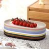 Household Plastic Oval Serving Tray