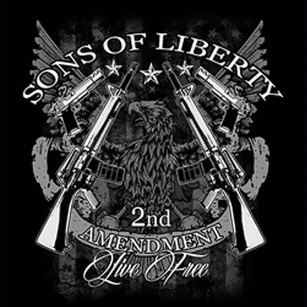 Retro Sons of Liberty Weapons Guns Ammo Tattoo 2nd Amendment TShirt 100 Cotton ONeck Short Sleeve Summer Casual Mens Tshirt S