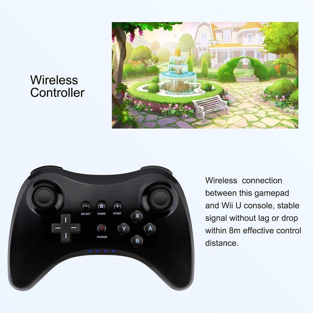 Extension Wireless Pro Controller for Nintendo Wii U Gamepad Console