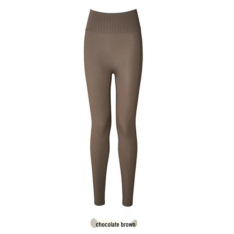 High Waist Butt Lifting Yoga Pants - Women s Slimming Base Layer Leggings XX-Large кофейный