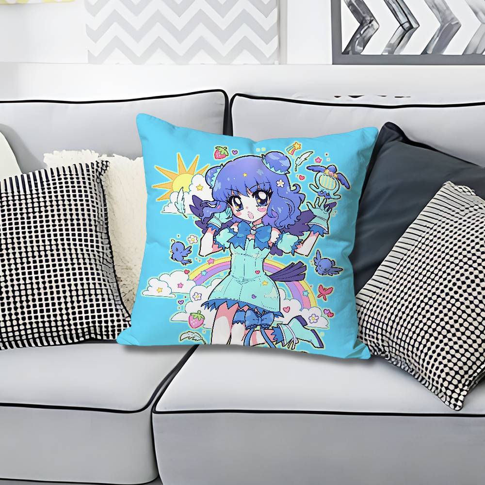 Cute TTokyo MMew Mew Various Sizes Square Pillow Case For Car Home Bedchamber Decor Custom Valentine gift