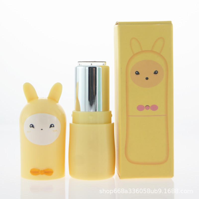 Cartoon Alpaca Lip Balm Tube, Cute Empty Lipstick Container for Kids, Refillable Cosmetic Packaging DIY Lip Care