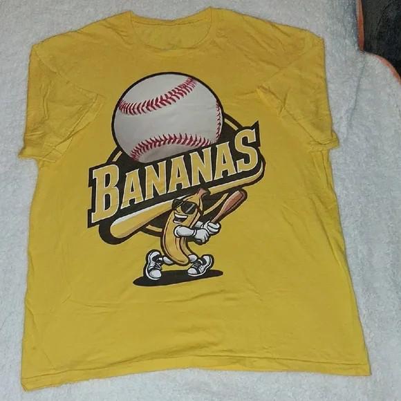 Savannah Bananas Mens Yellow Short Sleeve Tee T Shirt All Size S-5XL BTT648 Unisex T-Shirt S