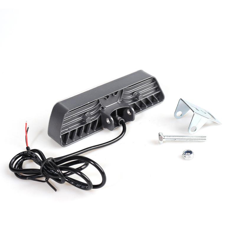 Bicycle Components 1pcs Bike Light 12-85v E-Bike 129x35x25mm About 130g Led Electric Bicycle Light Energy Efficient чёрный
