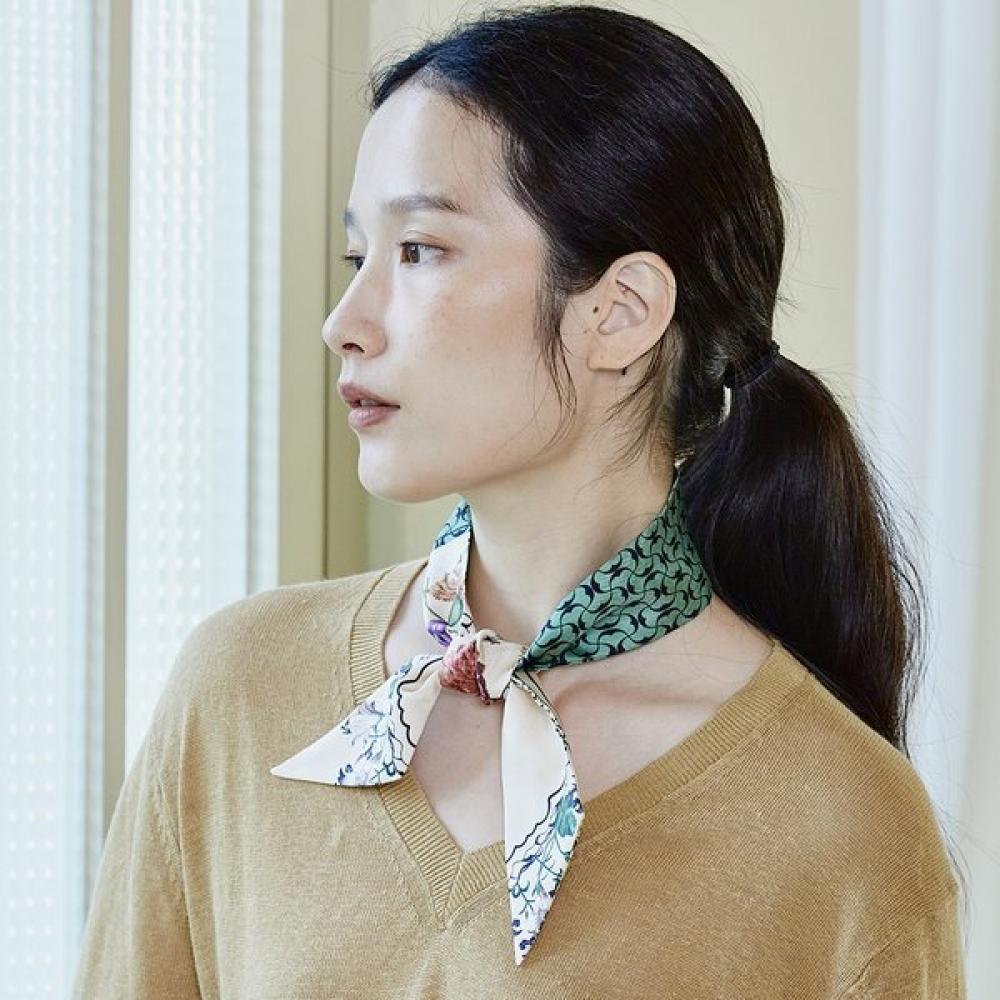 Ana Maison Silk Twilly Scarf 1396