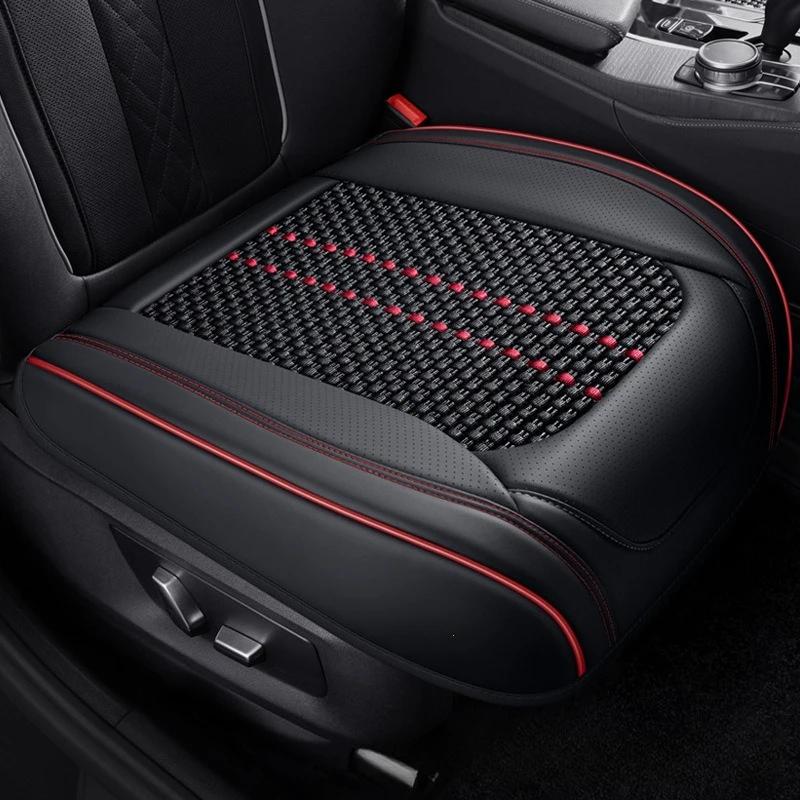 PU Leather Seat Cushion All-inclusive Four Seasons Car Seat Cushion Anti-slip Dirt-resistant Universal Auto Seat Cover