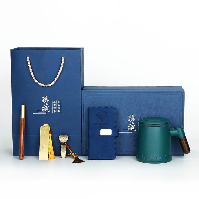 Ceramic Cups, High-end Personal Cups, Office Cups, Teacups, Gift Boxes, Event Gifts, Mid-Autumn Festival Teachers' Day Lettering