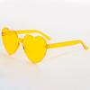 2024 Women Colors Pc Heart Shape Tinted Party Sunglasses Girls Vintage Uv400 Colors Rimless Polarized Sun Glasses