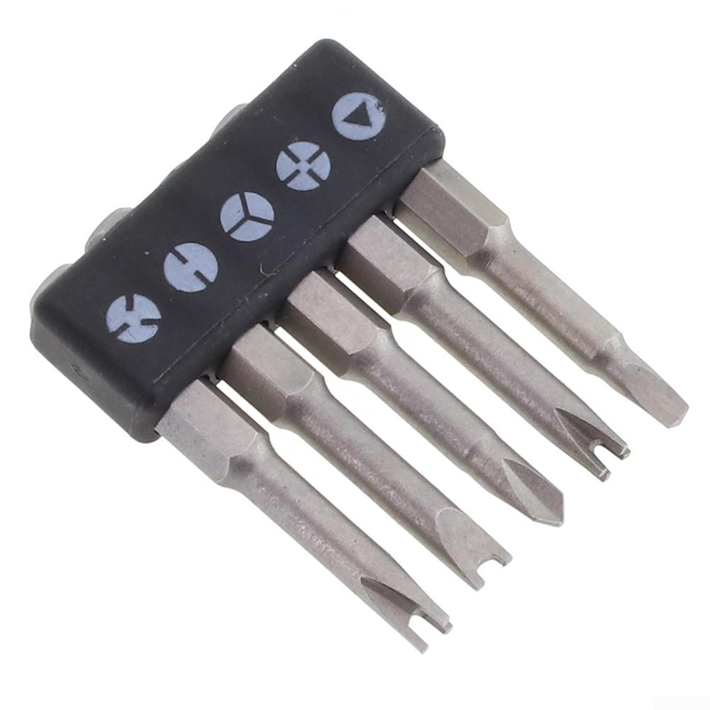 Embouts de tournevis, jeu de 5 pièces, tournevis croisé intérieur à quatre Points