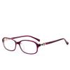 High-Definition Elegant Ladies' Metal Hyperopia Anti-Blue Light Reading Glasses