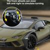 1:18 Lambor Huracan Sterrato Revuelto Cars Models Toys Light Sound Miniature Vehicles Slide Forward Sports Car Kids' Edutainment