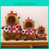 Soccer Cartoon Capybara Baby Plush Toy Adorable Playtime Pal Kids Birthday Gift