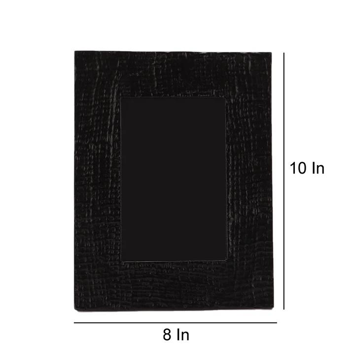 Motif Black Picture Frame Large – Decorative Photo Frame for Wall & Tabletop Display | 21 x 14 x 25 cm