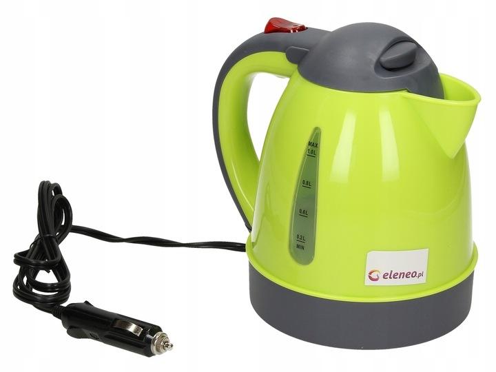 Czajnik Elektryczny Samochodu 1L Pod Zapalniczkę 24V 300W Tir Ciężarówki