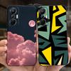 Case for Infinix Hot 20S Phone Cover 6.78'' Cute Cat Moon Night Silicone Soft Fundas for Infinix Hot 20S 4G Cases Hot20S X6827