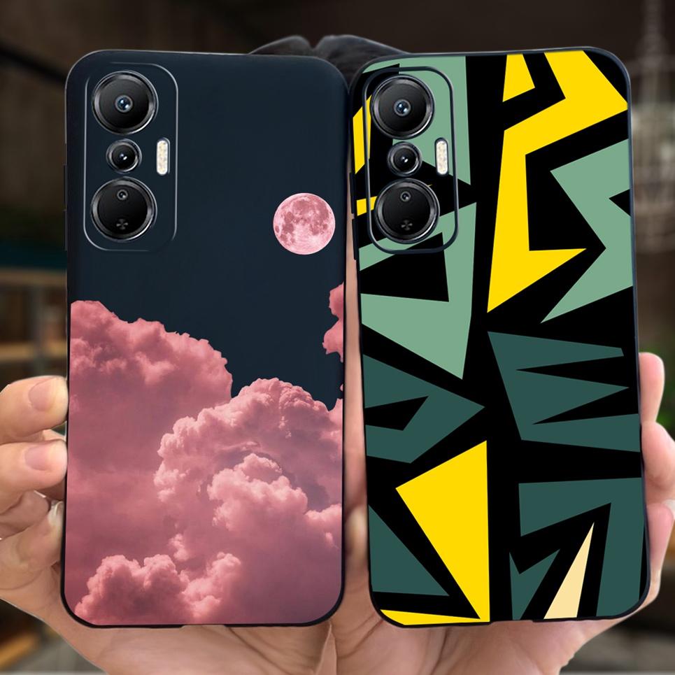 Case for Infinix Hot 20S Phone Cover 6.78'' Cute Cat Moon Night Silicone Soft Fundas for Infinix Hot 20S 4G Cases Hot20S X6827
