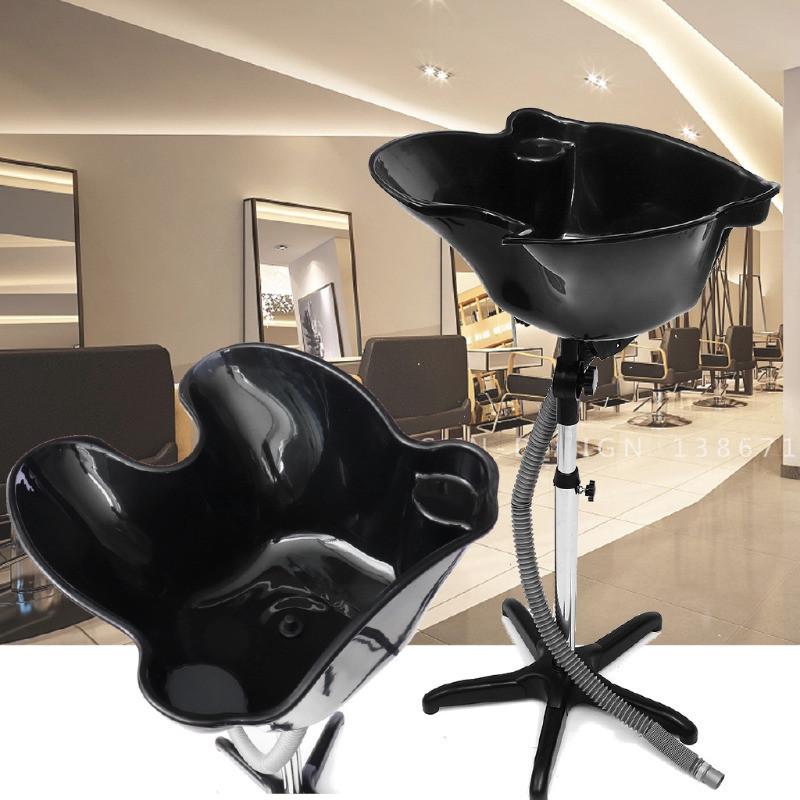 Heigh92-130 Cm Adjustable Hair Washing Salon Basin Shampoo Bowl Sink Drain Hose Stand Holder Home Bathroom Fixture for Sick Elder