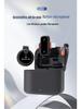 J33 Wireless Lavalier Microphone with Charging Case & AI Noise Reduction, Digital Display, Dual-Function Button.