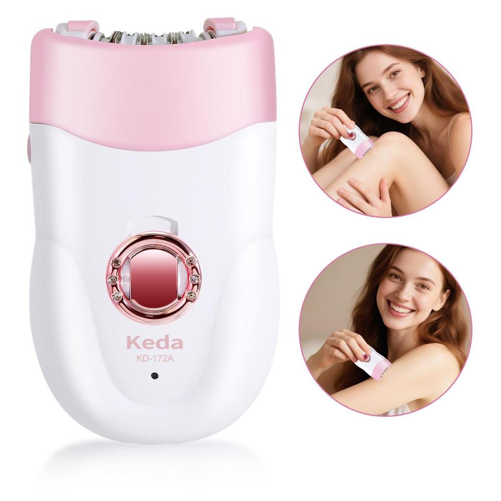 Épilateur Électrique pour Femmes Épilation Visage Corps Dame Bikini Jambes Bras Aisselles Épilateur Aisselles Rechargeable