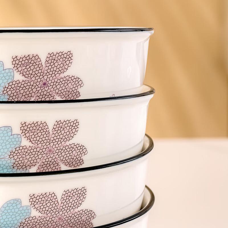 Haoya Jingdezhen Ceramic Rice Bowl Set