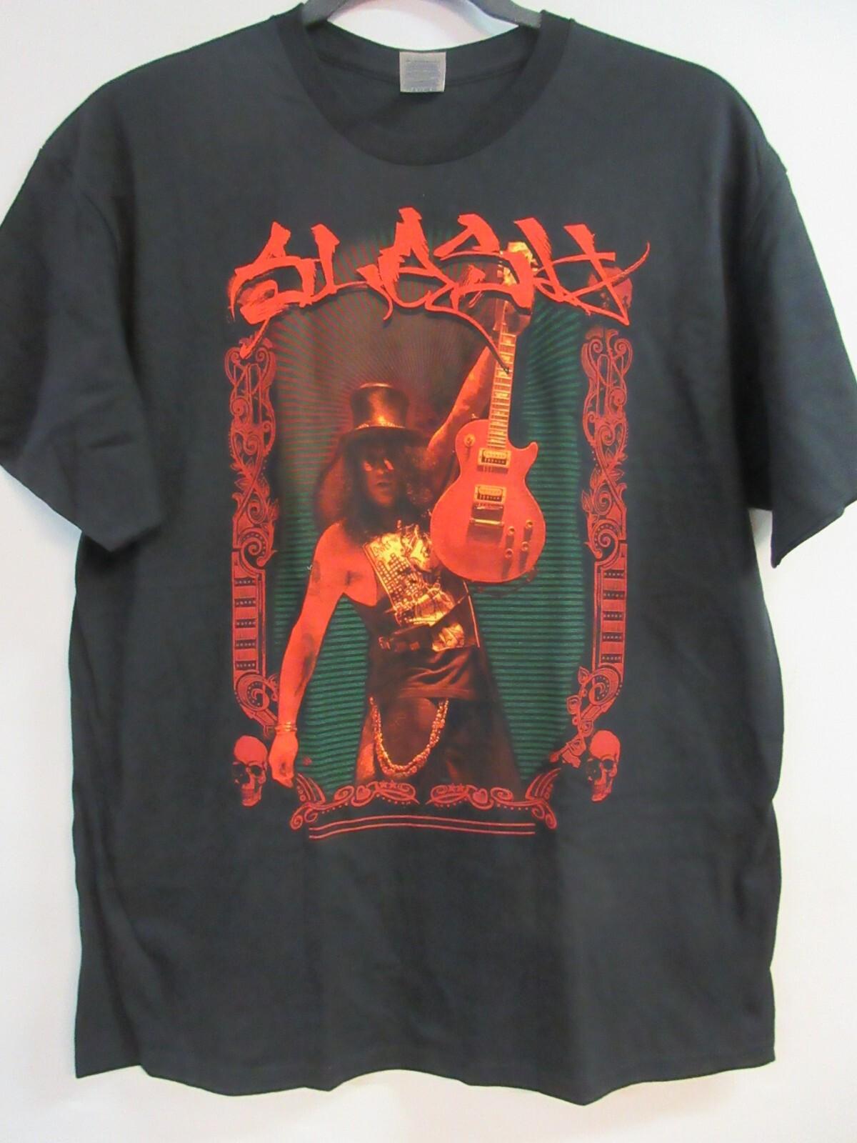 SLASH OFFICIAL MERCH GUITAR RAISED BAND CONCERT MUSIC T- EXTRA LARGE Unisex T-Shirt XXXXL