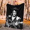 Elvis Flanelldecke Weich Warm Ganzjahresdecke, Design für Camping, Autoreisen, Wandern Sofa, Bett, Büro Perfektes Geschenk für Partys