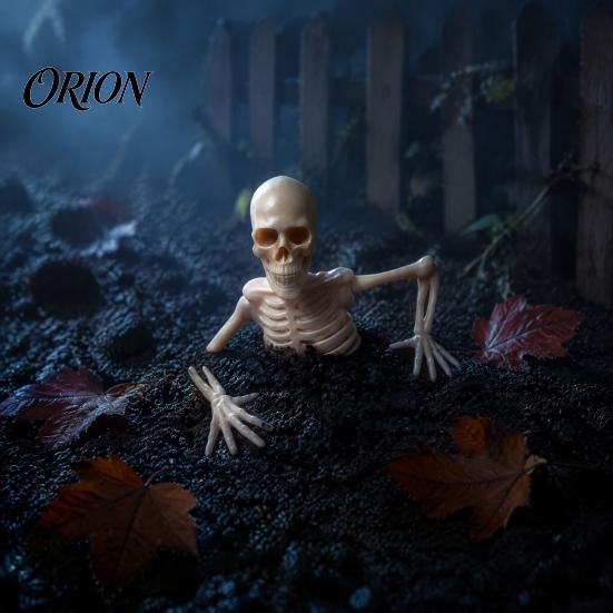 Decorative Skeleton for Gardening Halloween Planter Ornament, Glow-in-The-Dark Figurine, Break Through The Creative Desktop Ornament Holiday