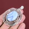 Blue Lace Agate Pendant Gemstone Pendant 925 Sterling Silver Pendant Healing Stone Jewelry Handmade Pendant Gifts For Friend Antique Jewelry