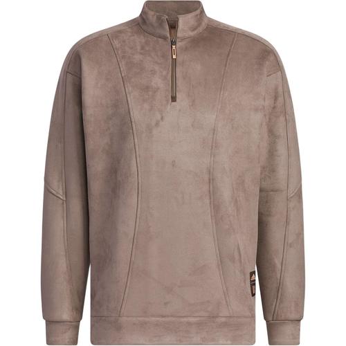 Adidas Wuji Series FW24 WUJI SUEDE SWEATSHIRT Sweatshirt Men s Brown JI8725 S коричневый