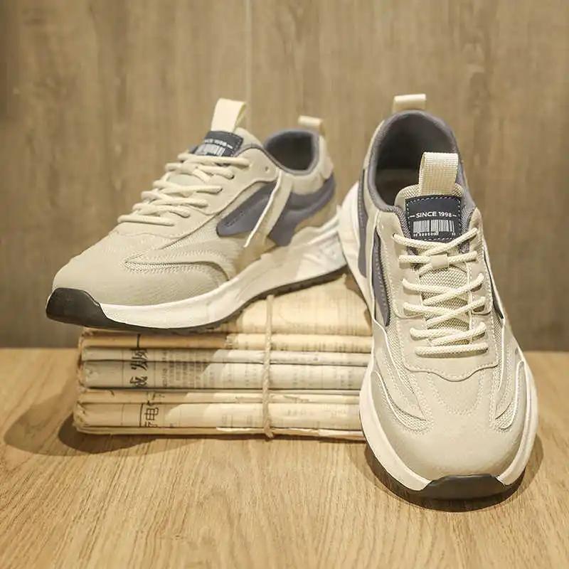 Fashion Round Toe Non-slip 42 Therapeutic Running Sneakers For Men Vulcanize Shoes Sports Resort Athletic Choes Trending Products